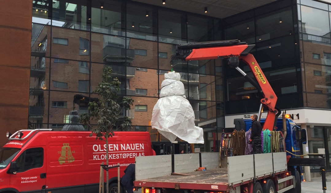 Olsen Nauen Klokkestøperi, klokkespill, kirkeklokker, skipsklokker, 1844, gårdsklokker, norsk industri, småklokker, ISS, norges største salgsklokke