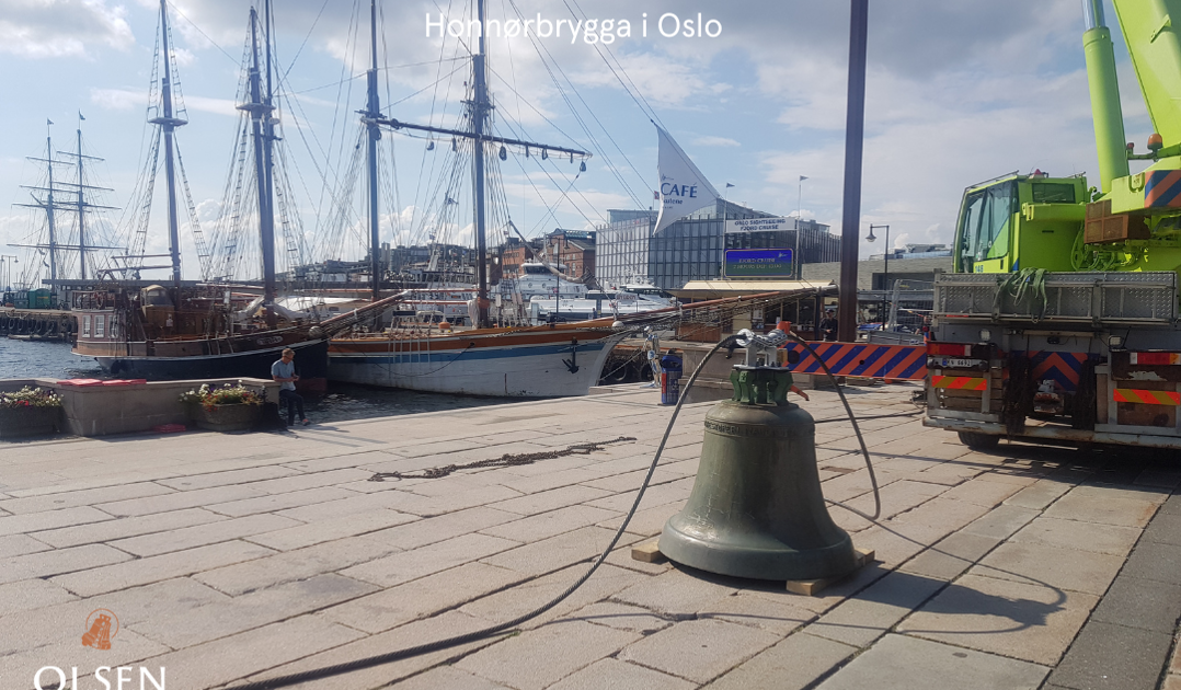 Olsen Nauen Klokkestøperi, klokkespill, kirkeklokker, skipsklokker, 1844, gårdsklokker, norsk industri, småklokker, untuned bell, kunstverk, a k dolven, honnørbrygga, oslo havn, koro