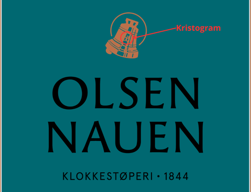 Kristogram Olsen Nauen Klokkestøperi (2) (På Some)