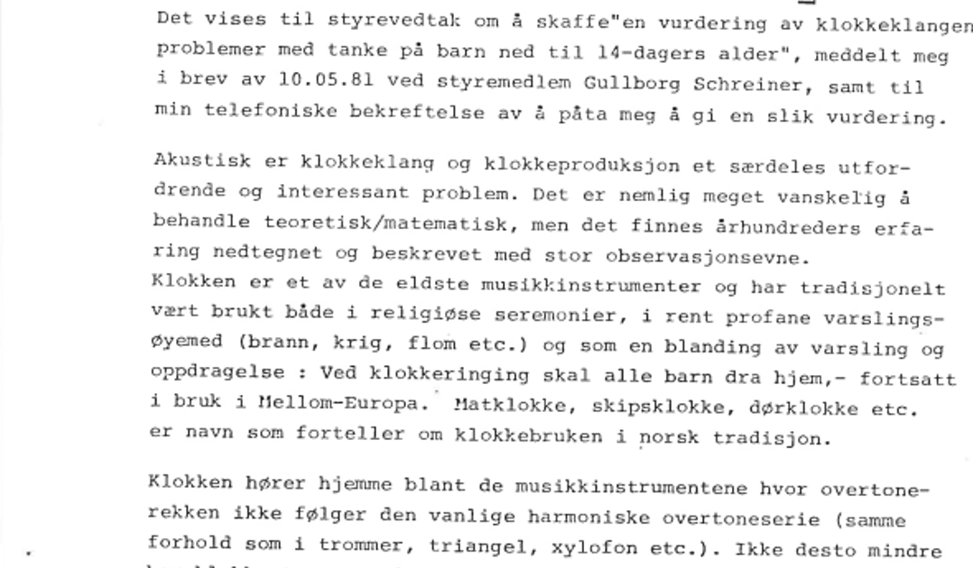 Kirkeklokkers Lydbilde, Gordon Flottorp (1981) (forsidebilde)